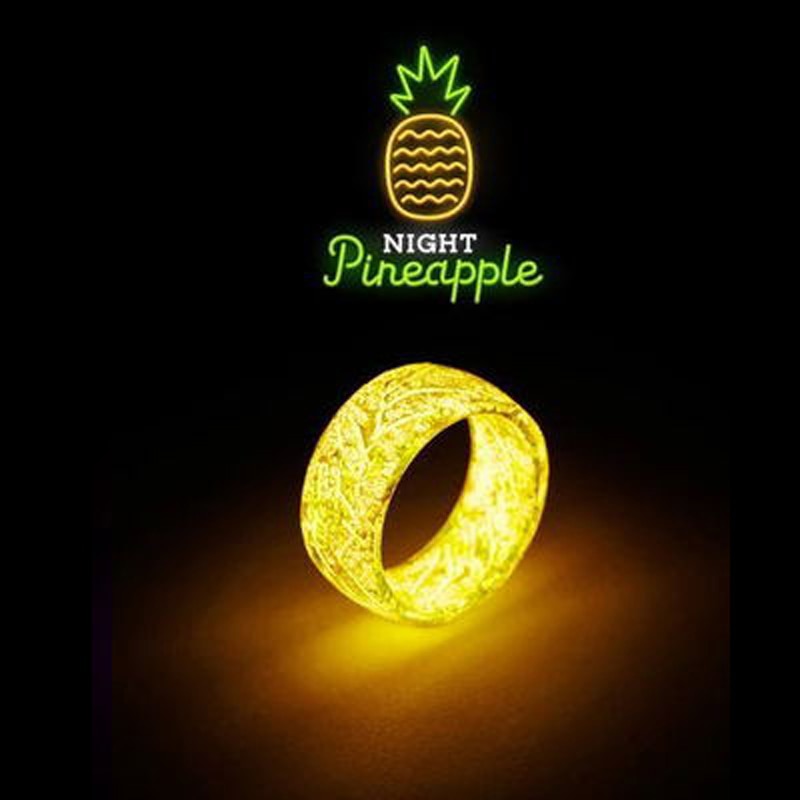 3UMeter New Design Luminous Ring Finger Ring Fashion Multicolor Men Rings Romantic  Glow Ring For Women And Men Ring Gift