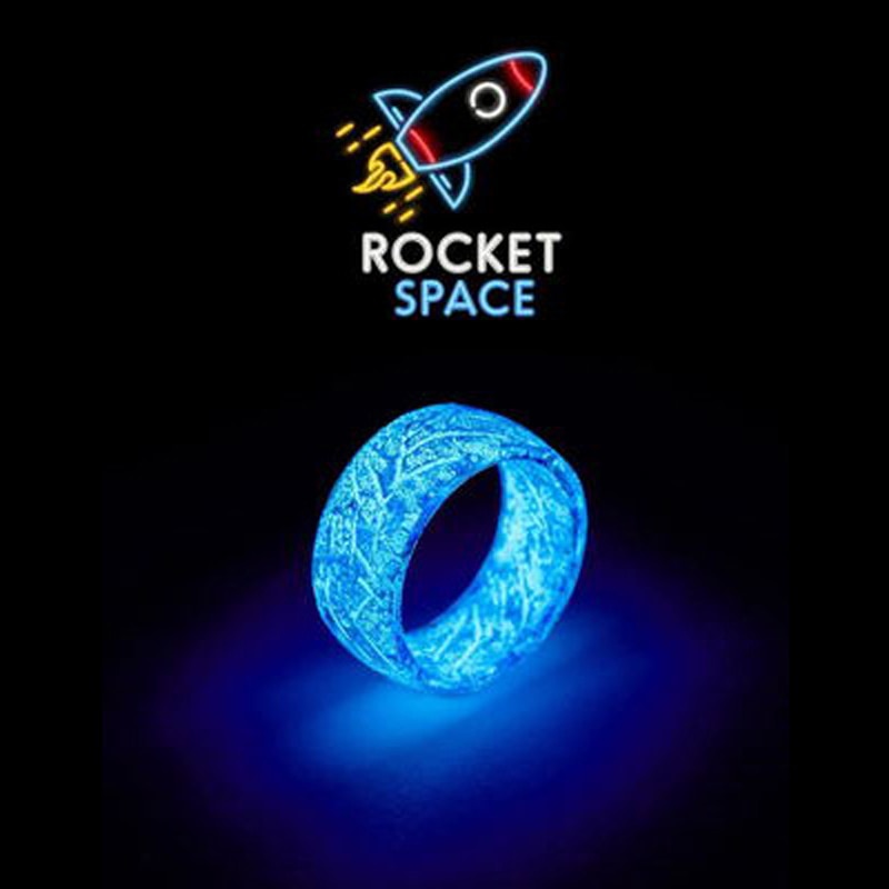 3UMeter New Design Luminous Ring Finger Ring Fashion Multicolor Men Rings Romantic  Glow Ring For Women And Men Ring Gift