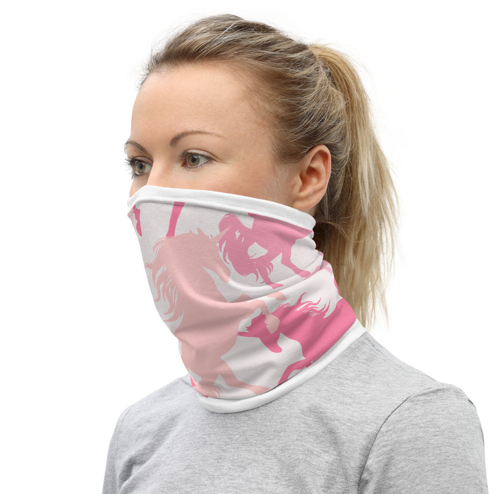 Neck Gaiter Pink Unicorn