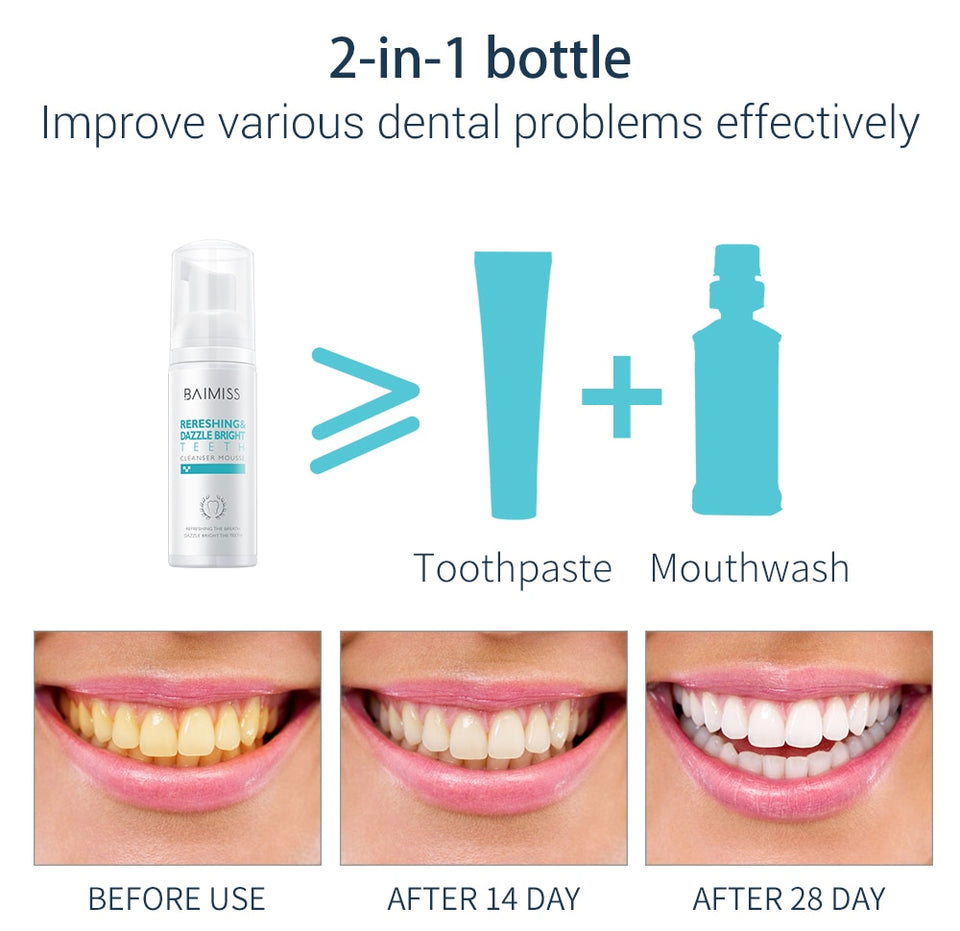 Tooth-Cleaning Mousse Toothpaste