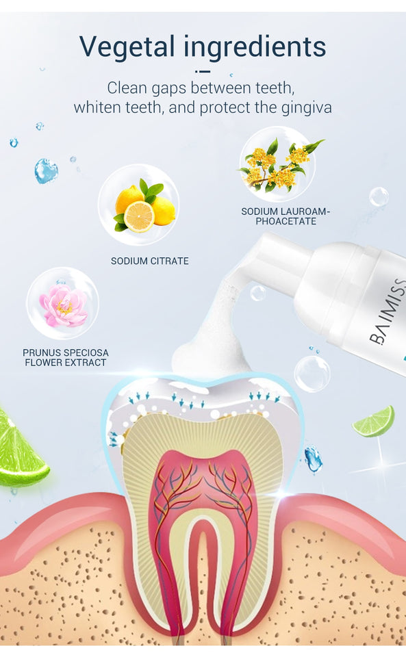 Tooth-Cleaning Mousse Toothpaste