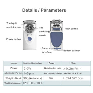 Mini Portable Inhale Nebulizer
