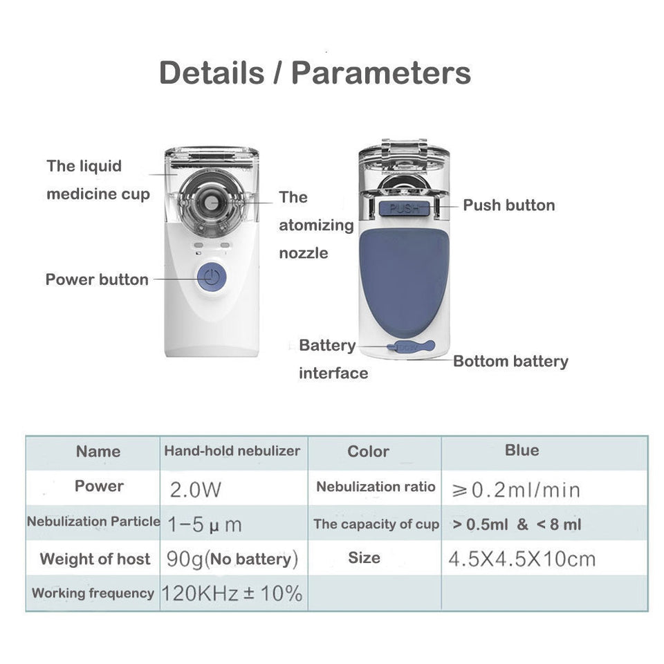 Mini Portable Inhale Nebulizer