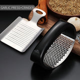 Stainless Steel Garlic Crusher