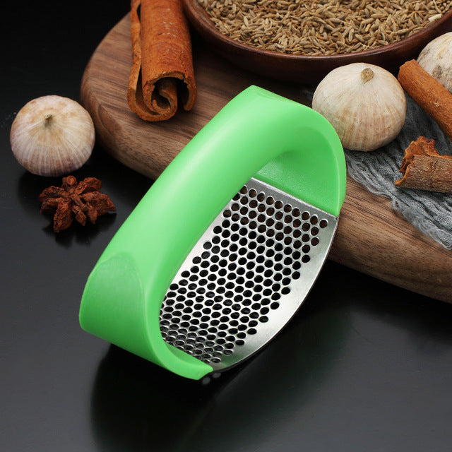 Stainless Steel Garlic Crusher