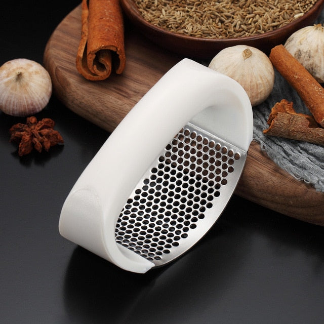 Stainless Steel Garlic Crusher