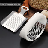 Stainless Steel Garlic Crusher