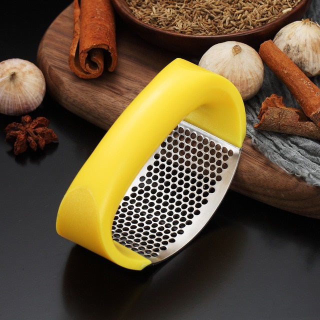 Stainless Steel Garlic Crusher