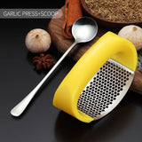 Stainless Steel Garlic Crusher