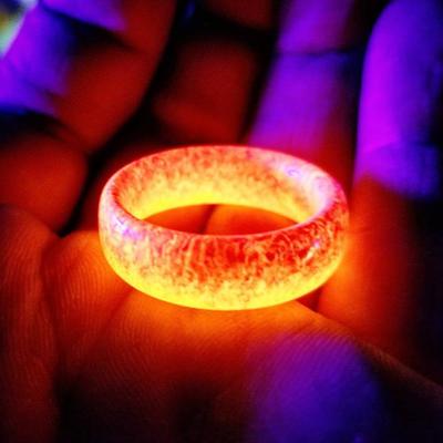 3UMeter New Design Luminous Ring Finger Ring Fashion Multicolor Men Rings Romantic  Glow Ring For Women And Men Ring Gift